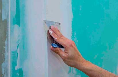 Proceso de instalación de Pladur resistente a la humedad
