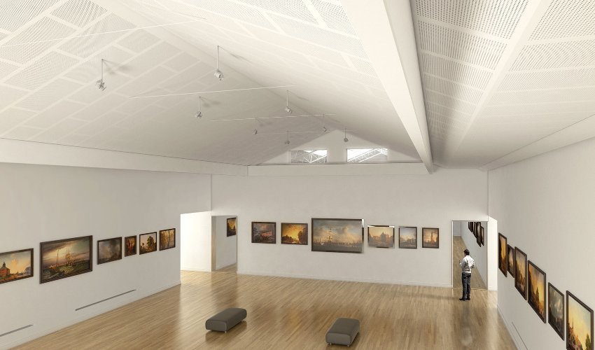 Sala de cine con revestimiento acústico de Pladur en Girona