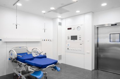 Instalación de tabiques de Pladur en un centro de salud